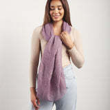 Pashmina Morada Brillos