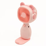 Mini Ventilador Gatito Rosado