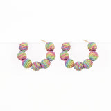 Argollas Circulares Multicolor