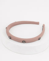 Vincha Rosa con Brillos