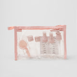 Kit de envases de viaje con neceser
