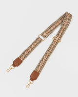 Strap beige y verde con diseño tribal