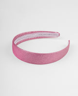 Vincha fucsia con brillo