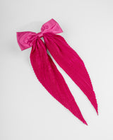 Gancho lazo plisado fucsia