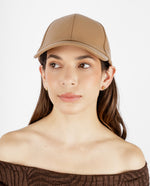 Gorra marrón efecto cuero – miniatura 4