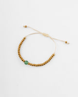 Pulsera de acero bañado en oro