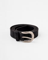Correa negra con strass