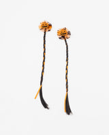 Ganchos de cabello halloween con calabazas