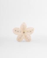 Gancho beige en forma de flor