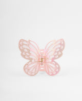 Gancho mariposa rosada
