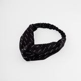 Vincha negra con brillo