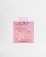 Kit de belleza rosado