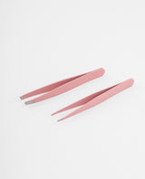 Pinzas de cejas rosadas