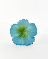 Gancho flor turquesa