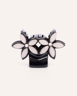 Gancho negro flores