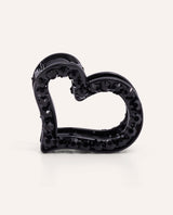 Gancho negro de corazón
