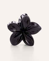 Gancho flor hawaiano negro