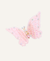 Gancho mariposa rosa