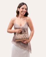 Cartera Vanité Glow Gold