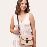 Cartera Crossbody Moda Beige