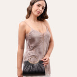Cartera Vanité Glow Negro
