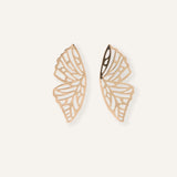 Arete moda mariposa dorado