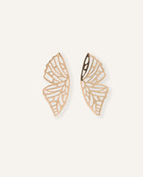 Arete moda mariposa dorado