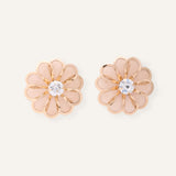 Arete moda Flor Dorado