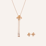 Collar + arete moda
