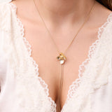 Collar + arete moda