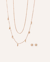 Collar + arete moda