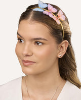 Vincha Con Mariposas Multicolor