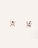 Arete Moda Pegado Cat Lover 1.5 cm Dorado