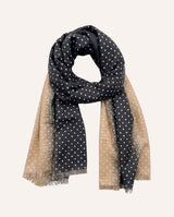 Chalina de Cashmere con Diseño de Lunares