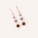Aretes Moda Drop Dorado