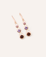 Aretes Moda Drop Dorado