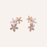 Aretes Moda Bloom Shine Dorado
