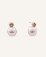 Aretes Moda Pearl Dorado