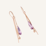 Aretes Moda Slim Dorado