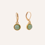 Set Collar + Arete Acero Inoxidable Bañado en Oro Dorado