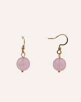 Aretes Acero Inoxidable Bañado en Oro Pink Dorado