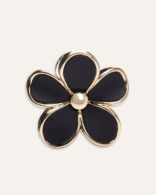 Gancho Básico Flor Negro