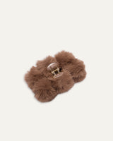 Gancho Trendy De Peluche Marrón