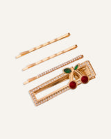 Set Ganchos Básicos Pico De Pato Dorado