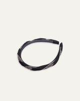 Vincha Moda Entrelazada Shine Negro
