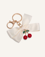Llavero Trendy Lazo con Cereza Perla