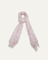 Chalina Soft Con Estampado de Cebra Rosa