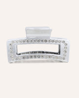 Gancho Rectangular Shine Plateado