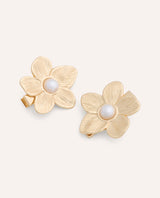 Set Ganchos Pico de Pato Flor Dorado