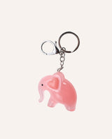 Llavero Elefante Brillante Rosa